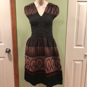 Black and red print MaxStudio dress